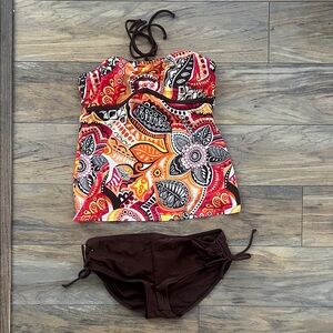 Hobie Multicolor Floral Tankini Set